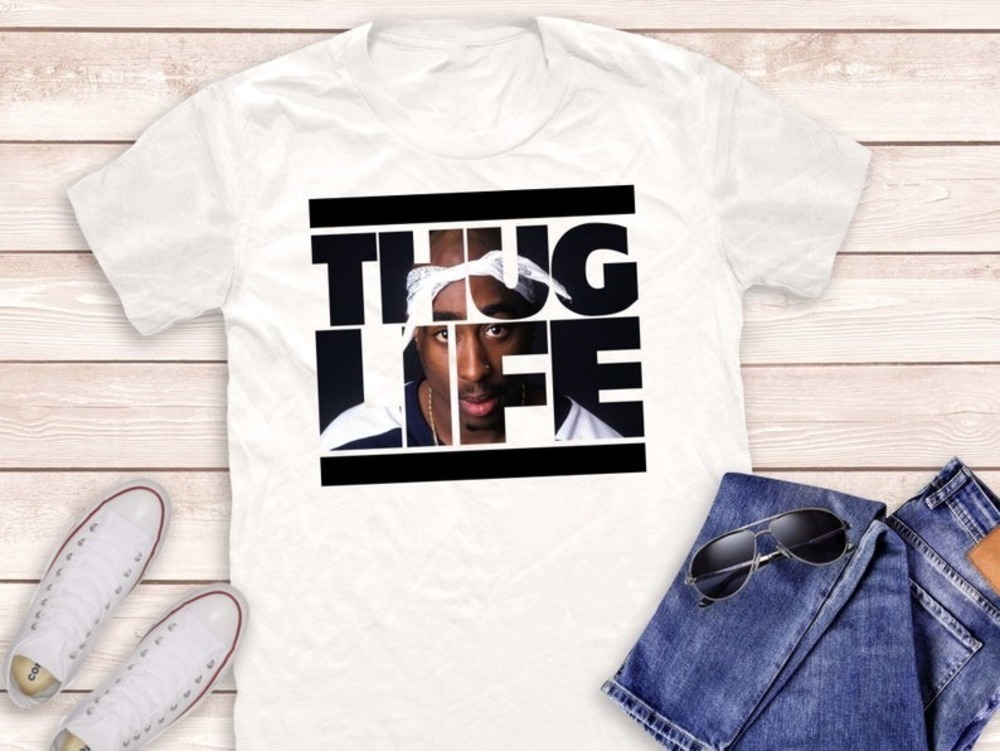 2Pac Thug Life T-shirt 2Pac Shirts Tupac Shakur Shirt Hip Hop T-shirts